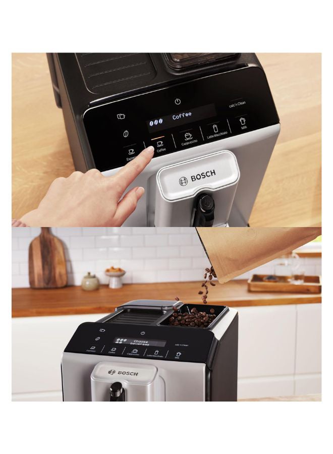 بوش Fully Automatic Coffee Machine, OneTouch, ThermoBlock Heating 1.4 L 1500 W TIG20301 silver - Image 2