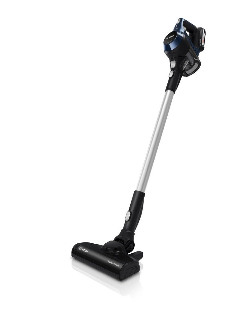 بوش 0.3 L, Cordless Stick Vacuum Cleaner, 30 Min Runtime + AllFloor Power Brush 200 W BBS611GB blue - Image 2