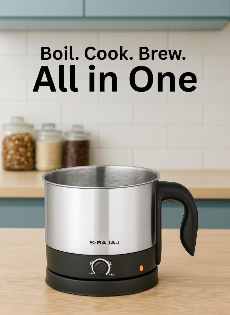 بجاج غلاية كهربائية متعددة الاستخدامات KTS 1.0 – غلاية متعددة الأغراض مع إيقاف تلقائي، هيكل من الفولاذ المقاوم للصدأ، حماية من السخونة الزائدة، سهلة التنظيف وقابلة للحمل للاستخدام في المنزل والمكتب - Image 4