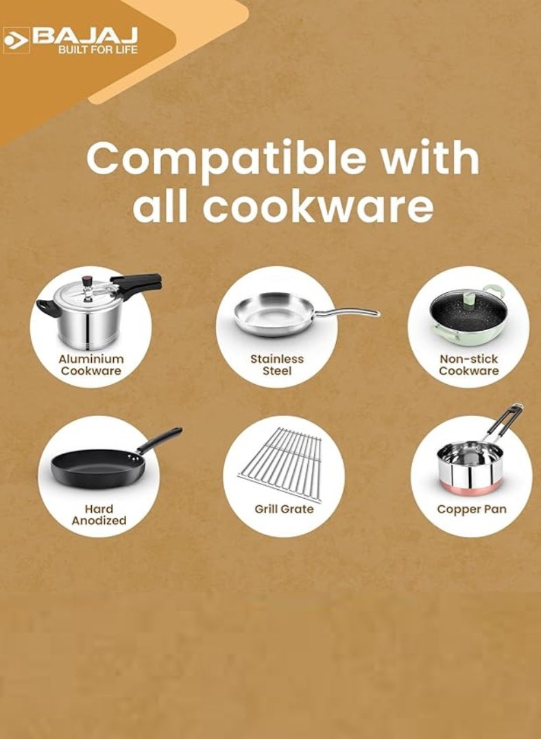 بجاج موقد الأشعة تحت الحمراء IRX 220F | بديل عالي الطاقة 2200 واط | موقد طهي بالأشعة تحت الحمراء نحيف ومحمول مع تحكم باللمس، حماية من السخونة الزائدة و8 وظائف طهي - Image 2