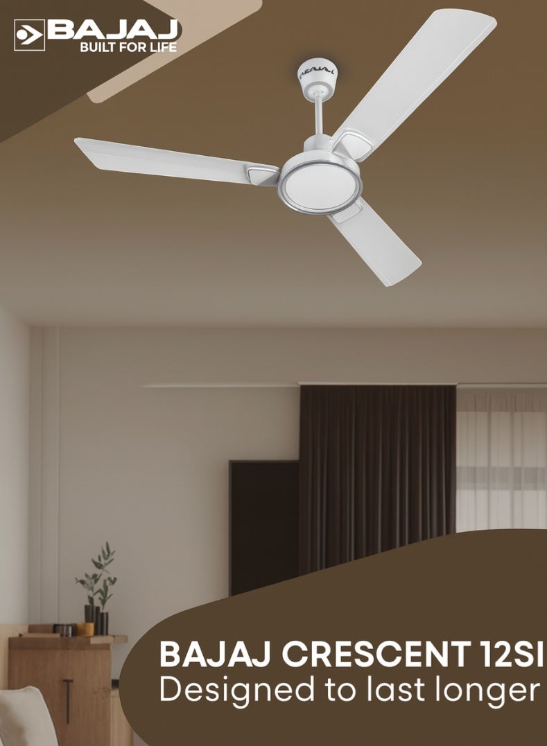 بجاج مروحة سقف من سلسلة إندور كريسنت 12S1 بكفاءة طاقة 1200 مم مع تشغيل صامت وشفرات متينة - Image 2