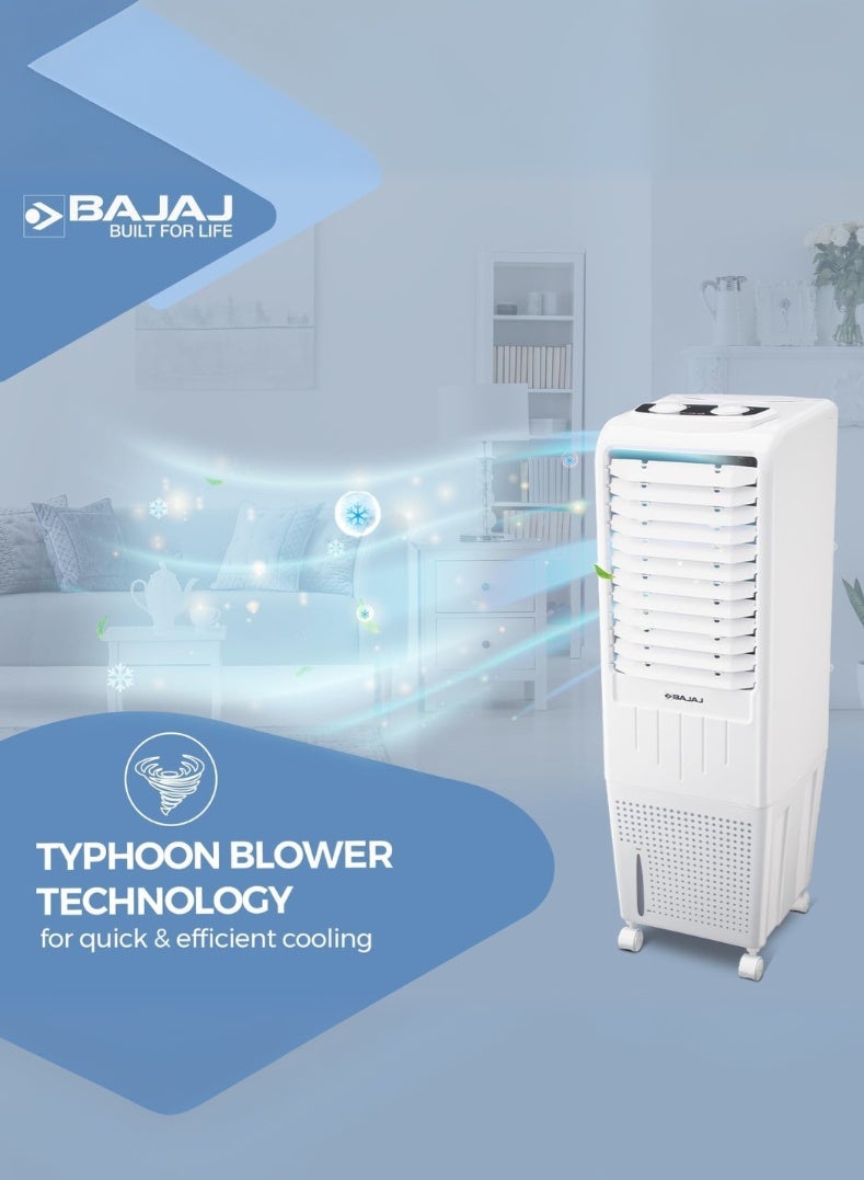 بجاج TMH 35 لتر مبرد هواء شخصي – مبرد مدمج وقوي مع وسائد خلوية، تدفق هواء عالي، غرفة ثلج، متوافق مع العاكس، تبريد موفر للطاقة للغرف والمكاتب - Image 1