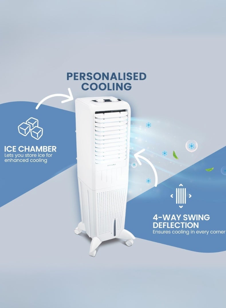 بجاج TMH 35 لتر مبرد هواء شخصي – مبرد مدمج وقوي مع وسائد خلوية، تدفق هواء عالي، غرفة ثلج، متوافق مع العاكس، تبريد موفر للطاقة للغرف والمكاتب - Image 3
