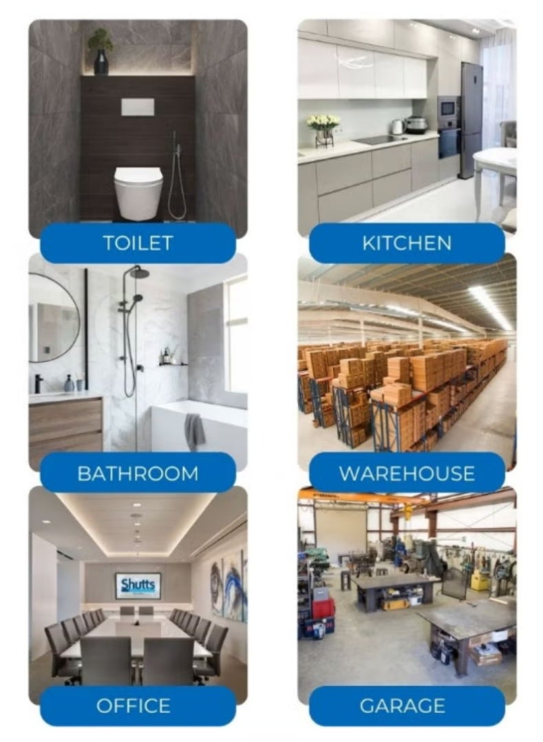 بجاج مروحة طرد هواء ماكسيما نيو 250 مم من دوم إكس | مروحة تهوية قوية 10 بوصة للمطبخ والحمام والمكاتب | تشطيب أبيض، تدفق هواء عالي، ضوضاء منخفضة وكفاءة في استهلاك الطاقة - Image 5