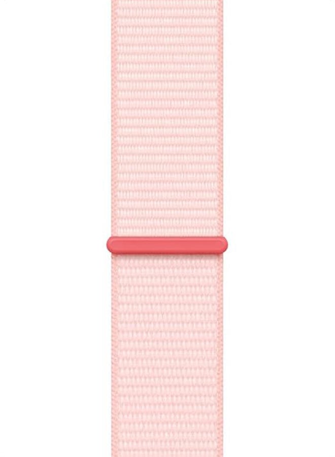 Apple Certified Pre Owned - 45mm Light Pink Sport Loop Watch Band Strap - Light Pink - Image 2