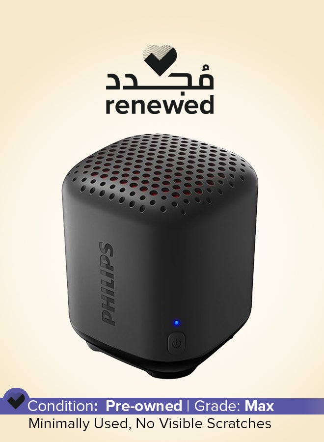 Philips Renewed - Audio TAS1505 Portable Wireless Bluetooth Speaker - Black - Image 1