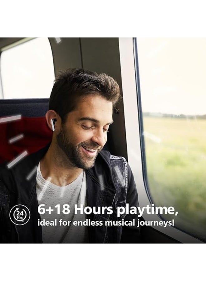 فيليبس Renewed - Audio TWS TAT3225/94 True Wireless Earbuds - Black - Image 2