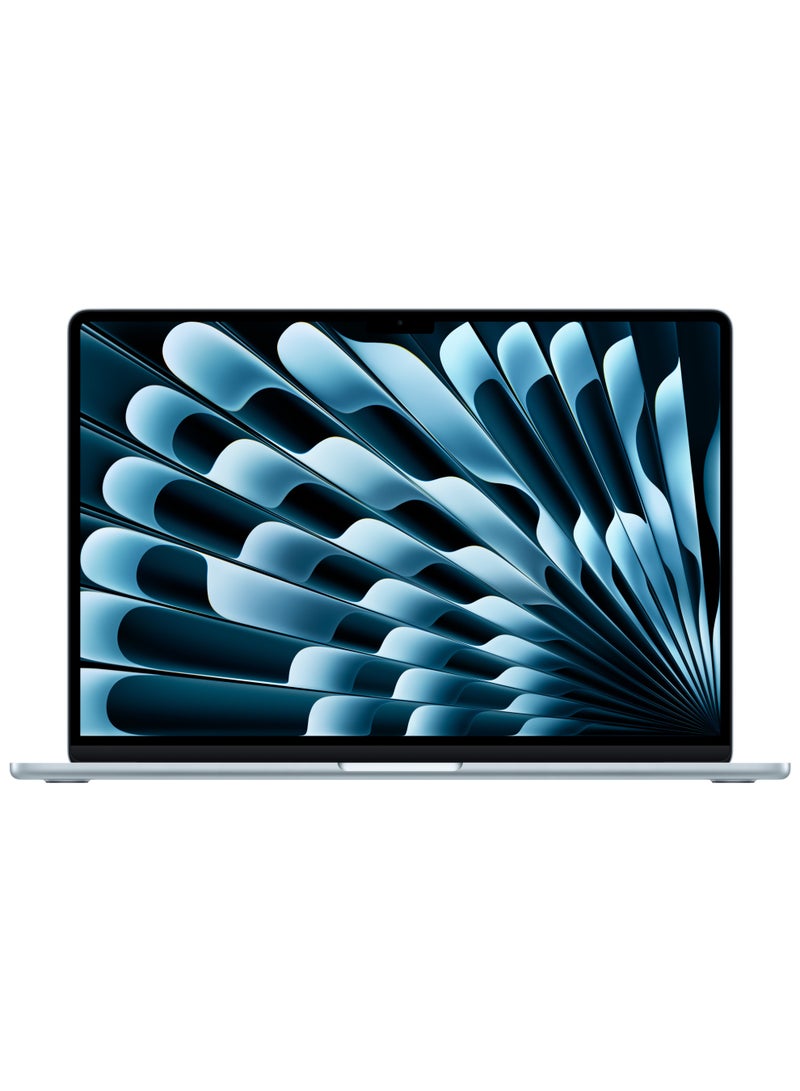 Apple MacBook Air 15-Inch Display, M4 chip with 10-core CPU and 10-core GPU Processor/32GB RAM/512GB SSD/MacOS English Sky Blue - Image 1