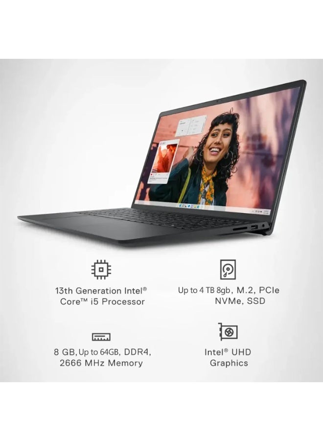 DELL (Upgraded Version) Inspiron Laptop With 15.6 Inch Full HD (1920x1080) Touchscreen Display, Core i5-1334U Processor/8GB DDR4 RAM/512GB SSD/Windows 11 Pro/ English Black - Image 5