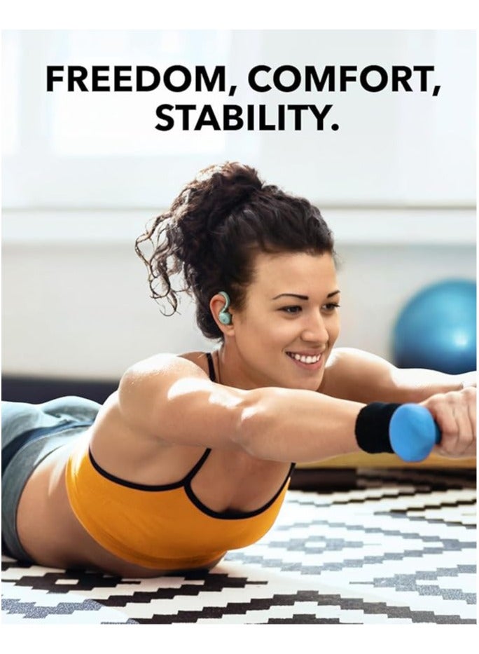 ساوند كور سماعات أذن رياضية X20 من أنكر، سماعات لاسلكية حقيقية للتمارين، خطافات أذن قابلة للدوران والتمديد، إلغاء الضوضاء، صوت عميق، مقاومة للماء IP68، مقاومة للعرق، مقاومة للغبار، 48 ساعة تشغيل، سماعات أذن رياضية للصالة الرياضية - Image 3