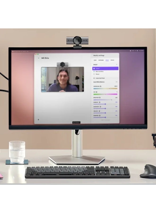 Logitech MX Brio UHD 4K Webcam - Multiple Resolutions - Black - Image 2