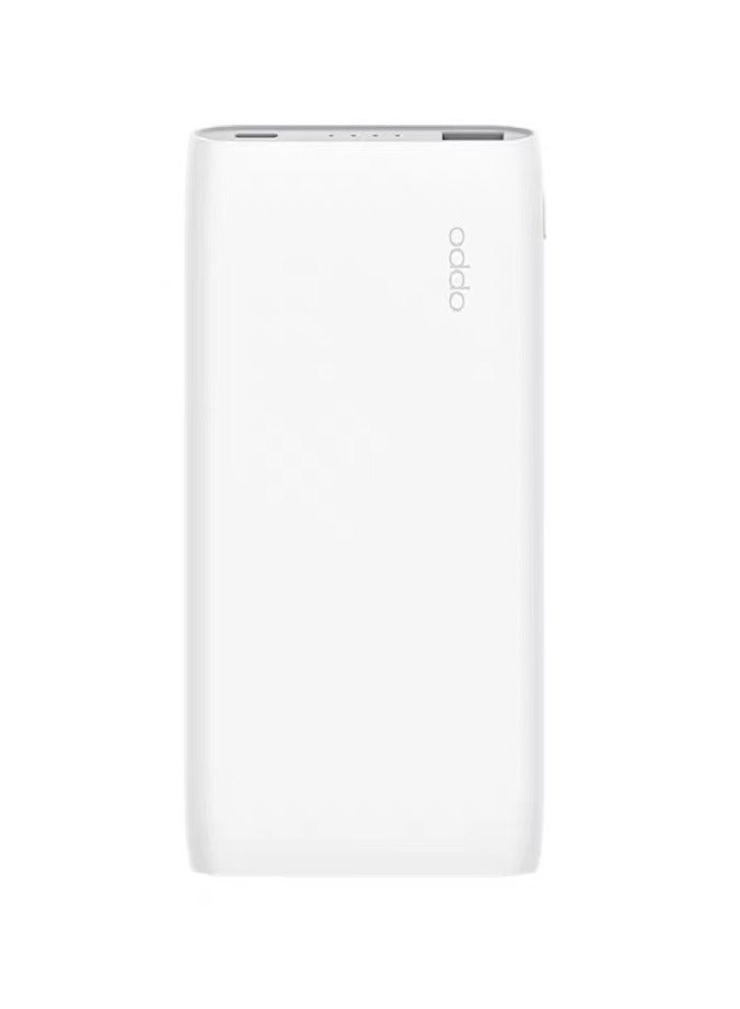 OPPO 20W Bidirectional Fast Charging Power Bank 10000mAh (Model PBT05) - Slim, Portable, Multi-Device Compatible with Safety Protection White-PBT05 - Image 2