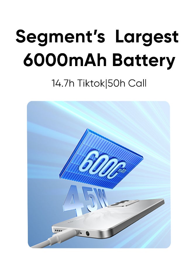 ريل مي C71 Dual SIM White Swan 6GB RAM 128GB  4G - International Version - Image 3