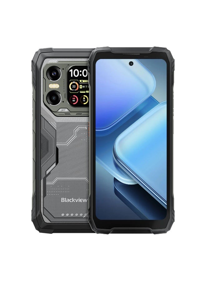 Blackview XPLORE 1 6.78" 120Hz Main & 2.01" Secondary Display 16+512GB 20000mAh 170LM Flashlight 5G AI Rugged Phone - Black - Image 1