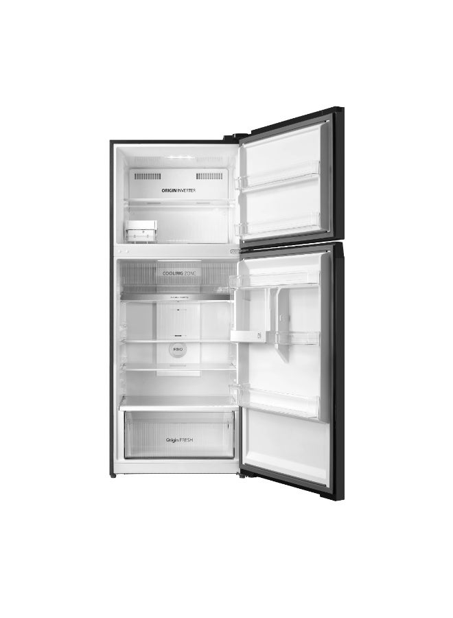 Toshiba Miraco Refrigerator, Inverter, No Frost, 411 Liters, Silver - GR-RT558WE-PMN(57) GR-RT558WE-PMN(57) silver - Image 2