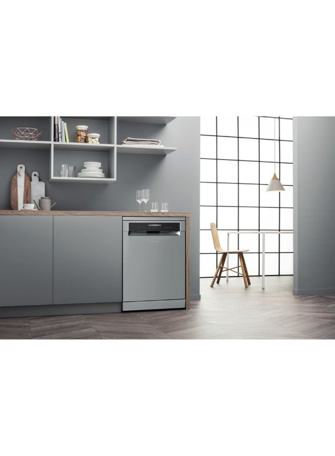 Ariston Freestanding Dishwasher, 15 Persons, Grey - LFP 5P31 WLT X LFP 5P31 WLT X grey - Image 2
