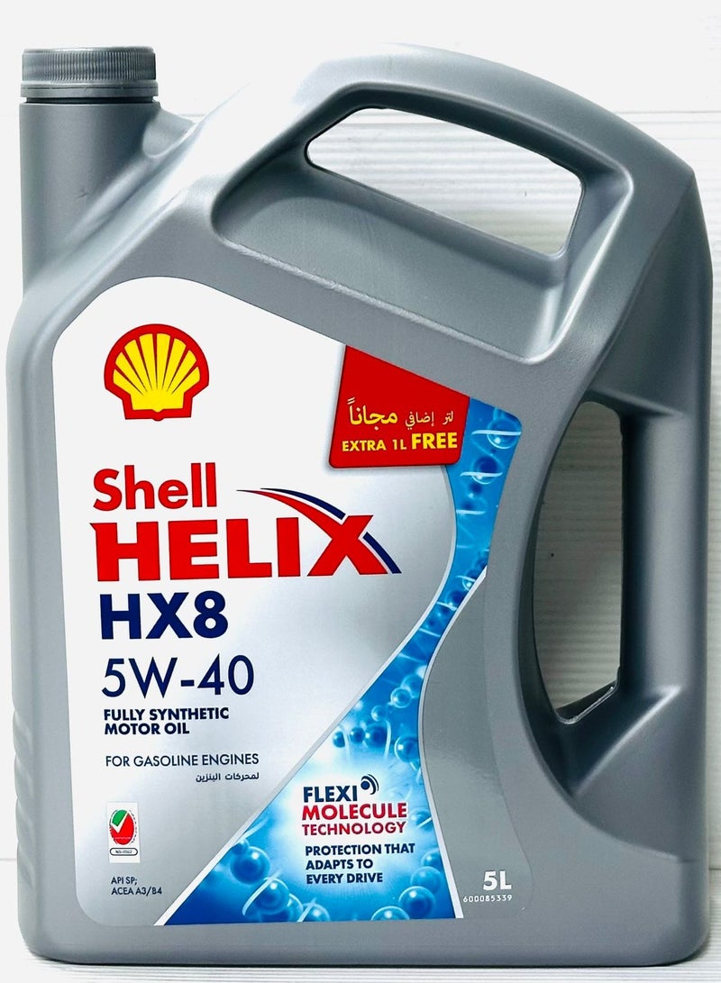 شل Helix HX8 5W40 Fully Synthetic Engine Oil 5Ltr - Image 1