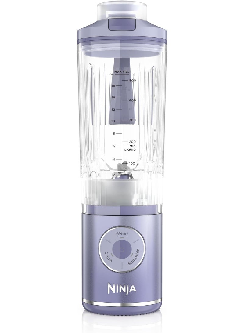 Ninja Blast Max, Portable & Personal Blender + Twist & Go, Smoothie, Blend, Ice Crush, 3 Programs, Cordless, 650ML Capacity removable Vessel, Dishwasher Safe, Leakproof, Lavender 650 ml 1 W BC251LDANZ Lavender - Image 1