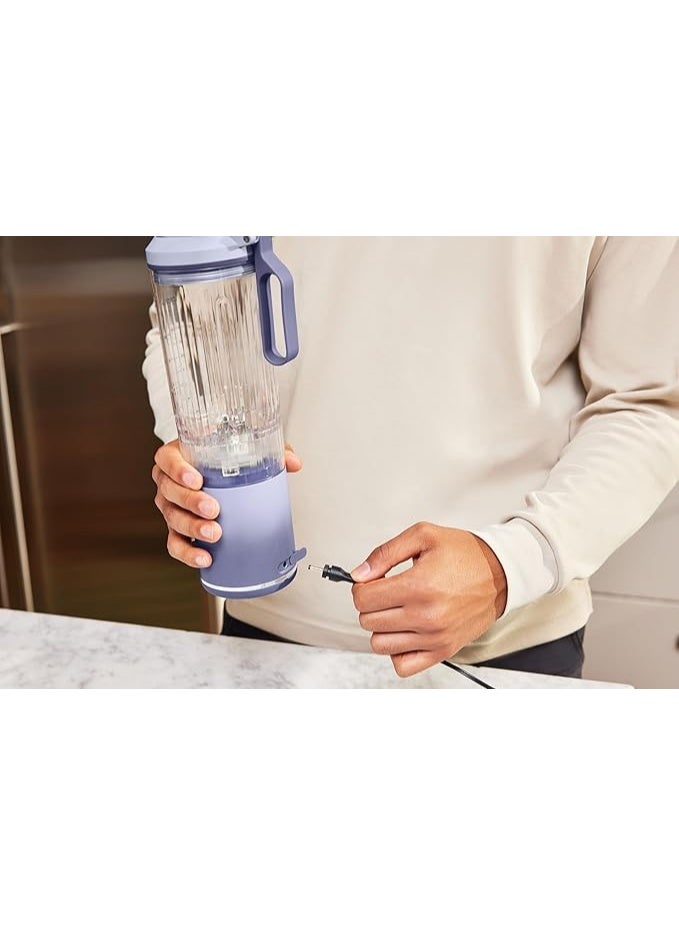Ninja Blast Max, Portable & Personal Blender + Twist & Go, Smoothie, Blend, Ice Crush, 3 Programs, Cordless, 650ML Capacity removable Vessel, Dishwasher Safe, Leakproof, Lavender 650 ml 1 W BC251LDANZ Lavender - Image 4