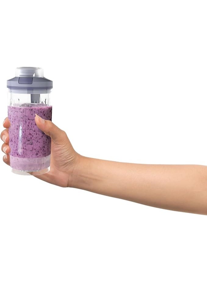 Ninja Blast Max, Portable & Personal Blender + Twist & Go, Smoothie, Blend, Ice Crush, 3 Programs, Cordless, 650ML Capacity removable Vessel, Dishwasher Safe, Leakproof, Lavender 650 ml 1 W BC251LDANZ Lavender - Image 2