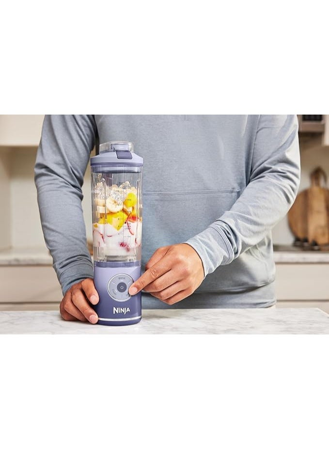 Ninja Blast Max, Portable & Personal Blender + Twist & Go, Smoothie, Blend, Ice Crush, 3 Programs, Cordless, 650ML Capacity removable Vessel, Dishwasher Safe, Leakproof, Lavender 650 ml 1 W BC251LDANZ Lavender - Image 5