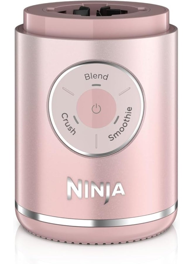 Ninja Blast Max, Portable & Personal Blender + Twist & Go, Smoothie, Blend, Ice Crush, 3 Programs, Cordless, 650ML Capacity removable Vessel, Dishwasher Safe, Leakproof, Dusty Pink 650 ml 1 W BC251PKANZ Dusty Pink - Image 4