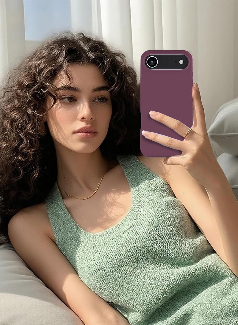 مارجون حافظة هاتف سائلة من السيليكون لحماية آيفون 17 إير ، بطانة ميكروفايبر ناعمة مضادة للخدش ، غلاف هاتف فائق النحافة لحماية من السقوط - - Image 5