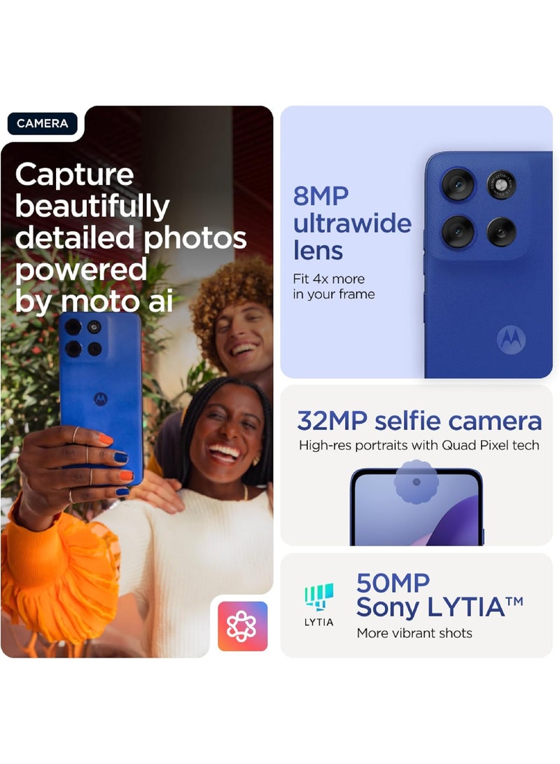 Motorola Moto G56 5G 12GB RAM 256GB ROM Pantone Dazzling Blue - International Version - Image 3