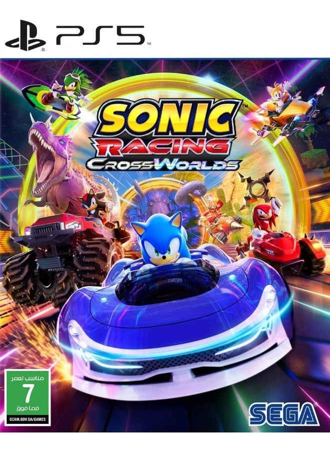Sega Sonic Racing: CrossWorlds KSA Version PS5 - PlayStation 5 (PS5) - Image 1