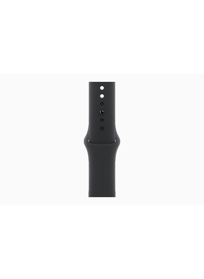 Apple Watch Series 11 GPS 42mm (International Version) Jet Black Aluminium Case With Black Sport Band - S/M - Image 3