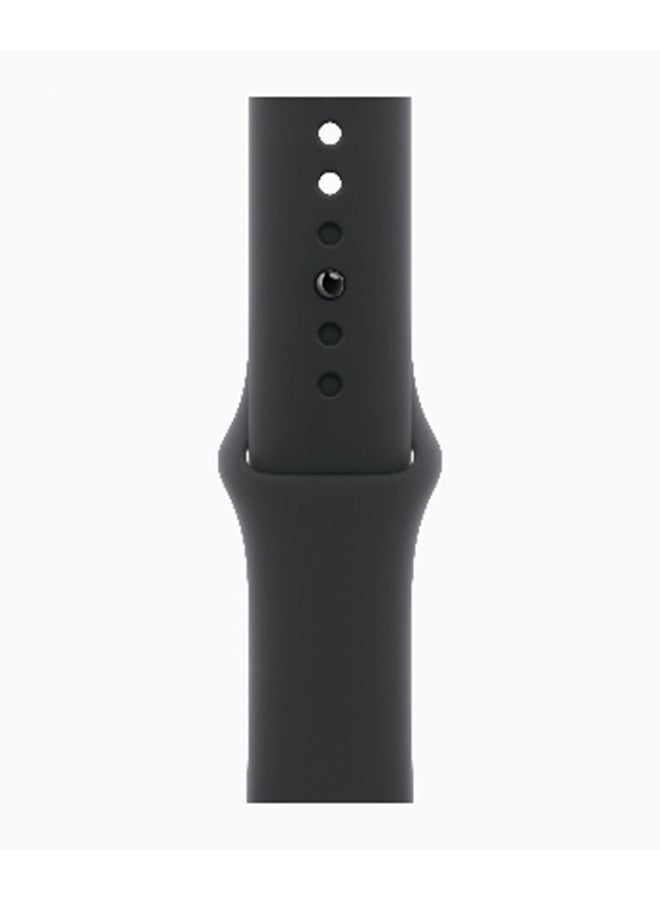 Apple Watch Series 11 GPS 42mm (International Version) Jet Black Aluminium Case With Black Sport Band - M/L - Image 3