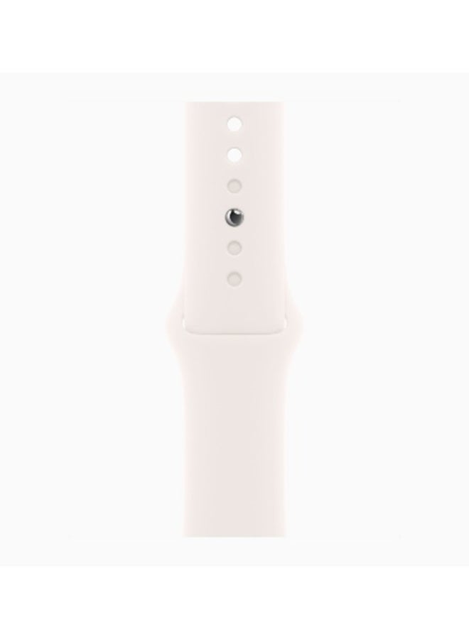 Apple Watch Series 11 GPS + Cellular 42mm (International Version) Rose Gold Aluminium Case With Light Blush Sport Band - S/M - Image 3