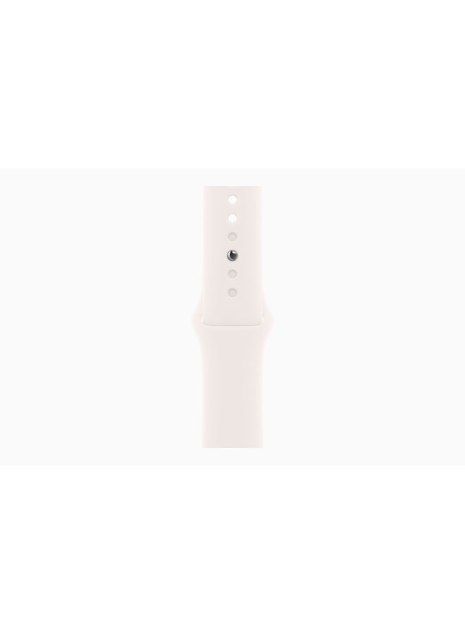 Apple Watch Series 11 GPS 42mm (International Version) Rose Gold Aluminium Case With Light Blush Sport Band - S/M - Image 3