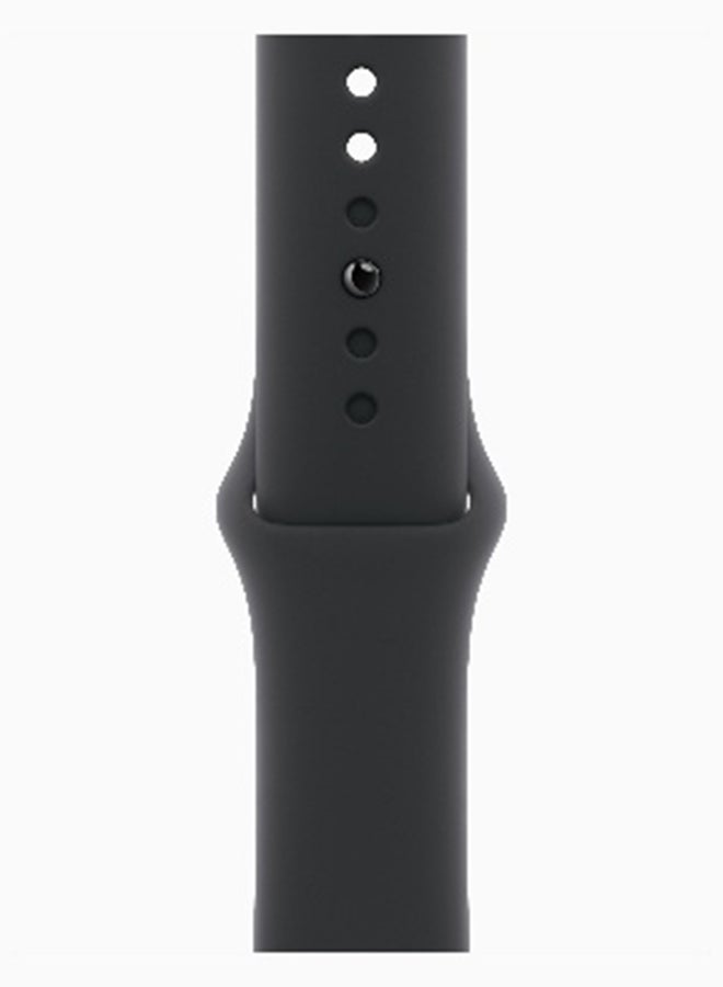 Apple Watch Series 11 GPS + Cellular 42mm (International Version) Jet Black Aluminium Case With Black Sport Band - M/L - Image 3