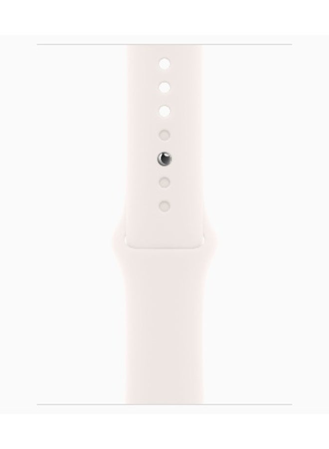 ابل  ساعة سلسلة 11 GPS 46 مم (نسخة دولية) علبة ألمنيوم وردية اللون مع - Image 3