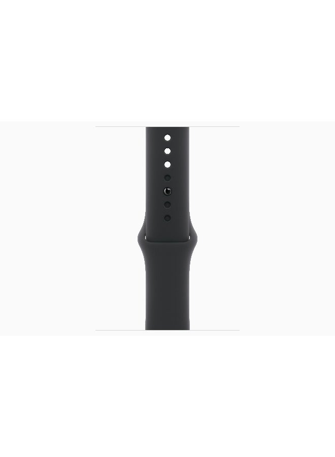 Apple Watch Series 11 GPS + Cellular 46mm (International Version) Jet Black Aluminium Case With Black Sport Band - M/L - Image 3