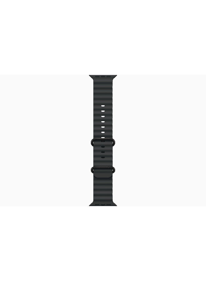 Apple Watch Ultra 3 GPS + Cellular 49mm (International Version) Black Titanium Case With Black Ocean Band - Image 3
