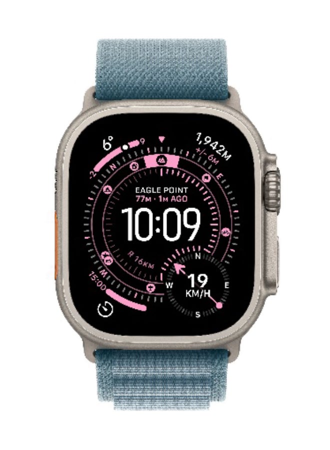 ابل  ساعة ألترا 3 GPS + خلوية 49 مم (نسخة دولية) علبة تيتانيوم طبيعية مع - Image 2