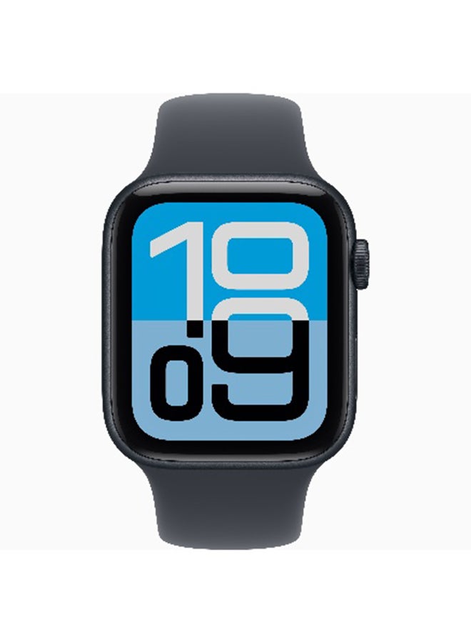 Apple Watch SE 3 GPS 44mm (International Version) Midnight Aluminium Case With Midnight Sport Band Midnight Sport Band - M/L - Image 2