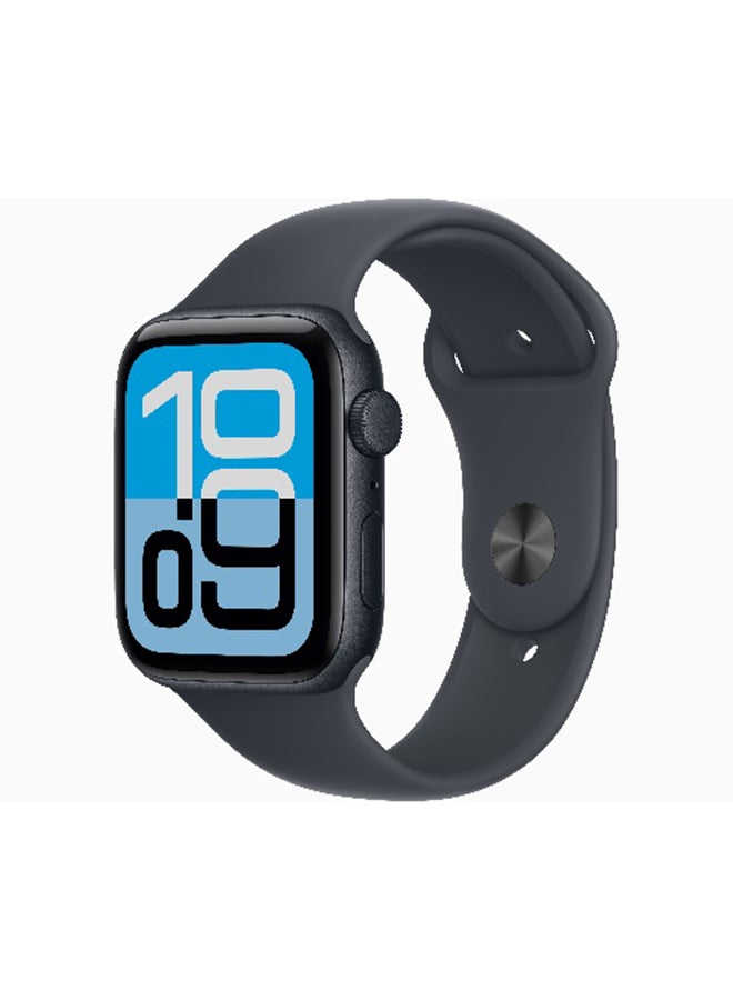 Apple Watch SE 3 GPS 44mm (International Version) Midnight Aluminium Case With Midnight Sport Band Midnight Sport Band - M/L - Image 1