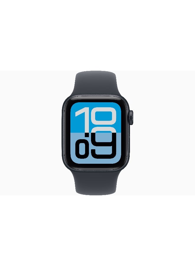 Apple Watch SE 3 GPS 40mm (International Version) Midnight Aluminium Case With Midnight Sport Band - S/M - Image 2