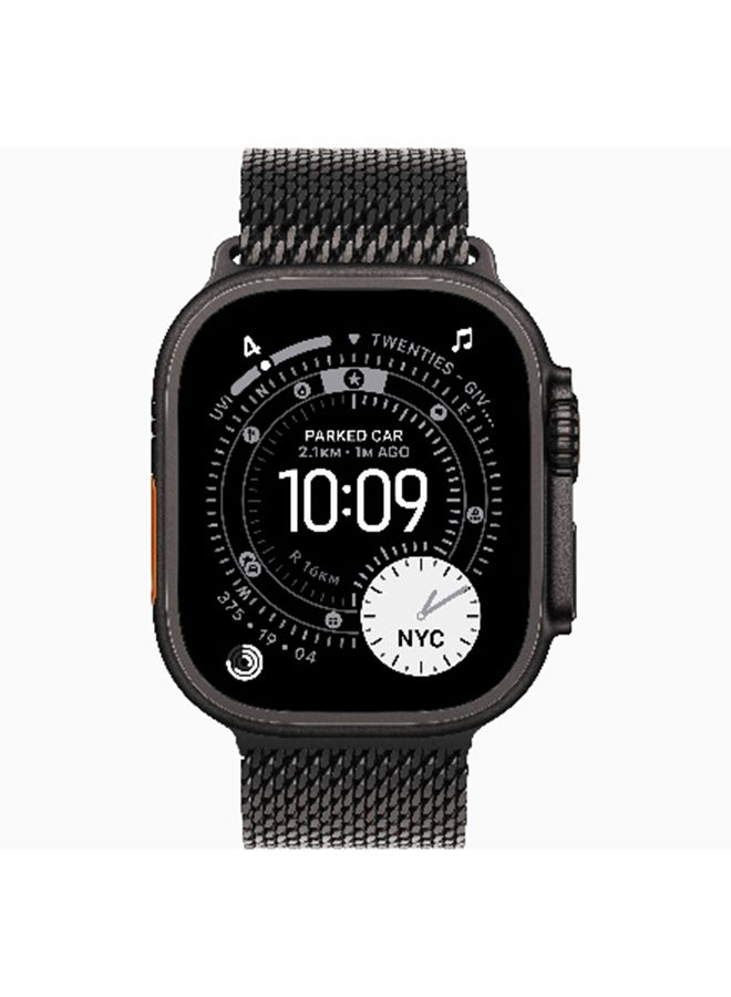 ابل  ساعة ألترا 3 GPS + خلوية 49 مم (نسخة دولية) علبة تيتانيوم سوداء - Image 2
