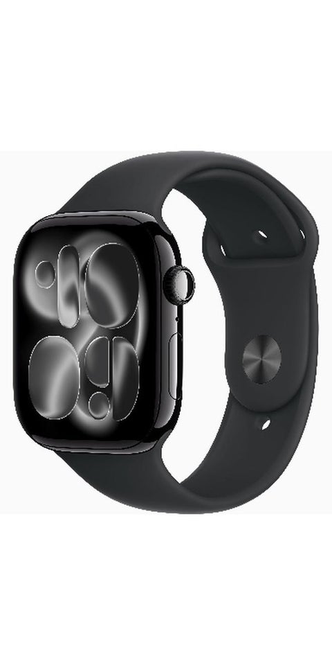 ساعة سلسلة 11 GPS 46 مم (نسخة دولية) هيكل ألمنيوم أسود Jet