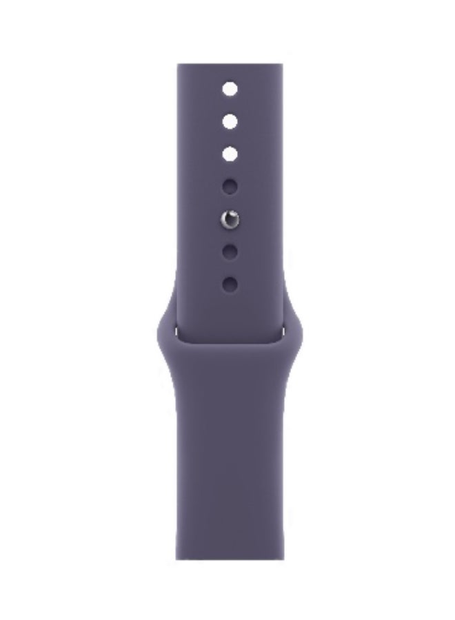 Apple Watch Series 11 GPS 46mm (International Version) Silver Aluminium Case With Purple Fog Sport Band - M/L - Image 3