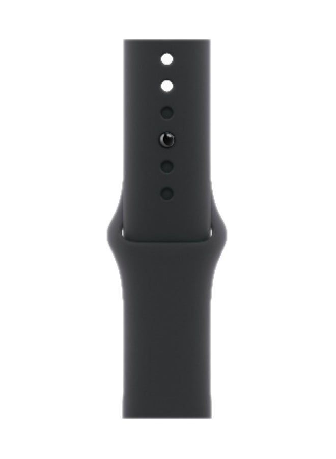 Apple Watch Series 11 GPS + Cellular 42mm (International Version) Jet Black Aluminium Case With Black Sport Band - S/M - Image 3