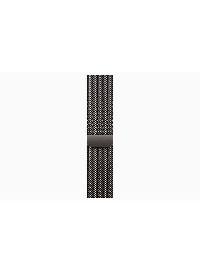 Apple Watch Series 11 GPS + Cellular 46mm (International Version) Slate Titanium Case With Slate Milanese Loop - M/L - Image 3