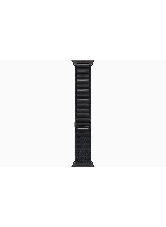 ابل  Watch Ultra 3 GPS + Cellular 49mm (International Version) Black Titanium Case With Black Alpine Loop - Large - Image 3