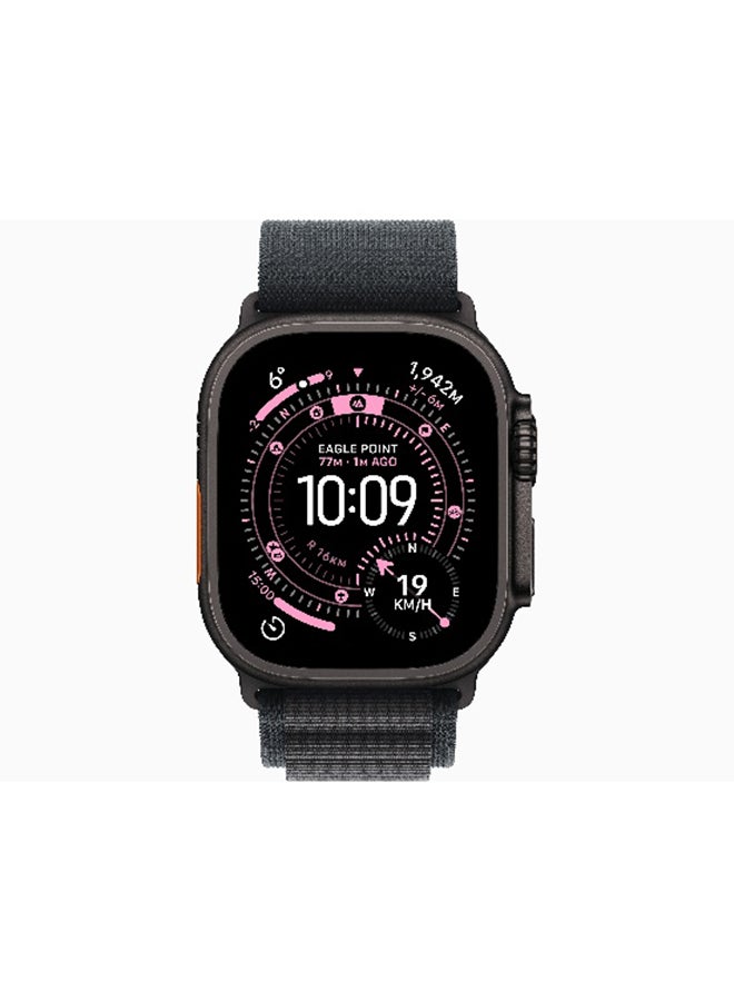 ابل  ساعة ألترا 3 GPS + خلوية 49 مم (نسخة دولية) علبة تيتانيوم سوداء مع - Image 2