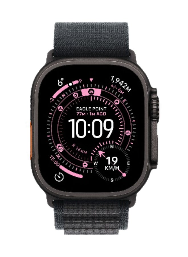 ابل  ساعة ألترا 3 GPS + خلوية 49 مم (نسخة دولية) علبة تيتانيوم سوداء - Image 2