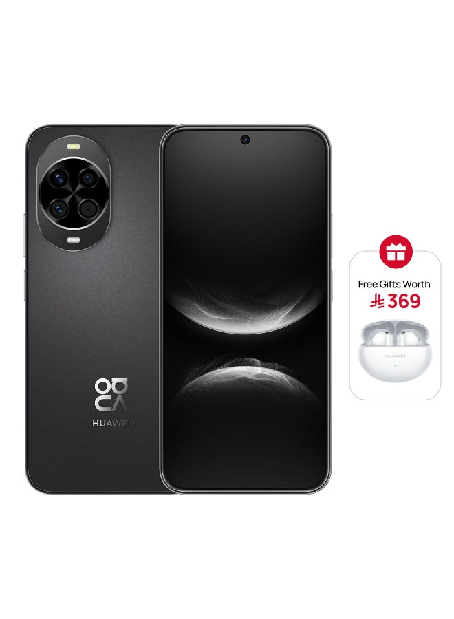 هواوي Nova 14 Dual SIM Black  12GB  256GB  4G- Middle East Version with Free FreeBuds 6i